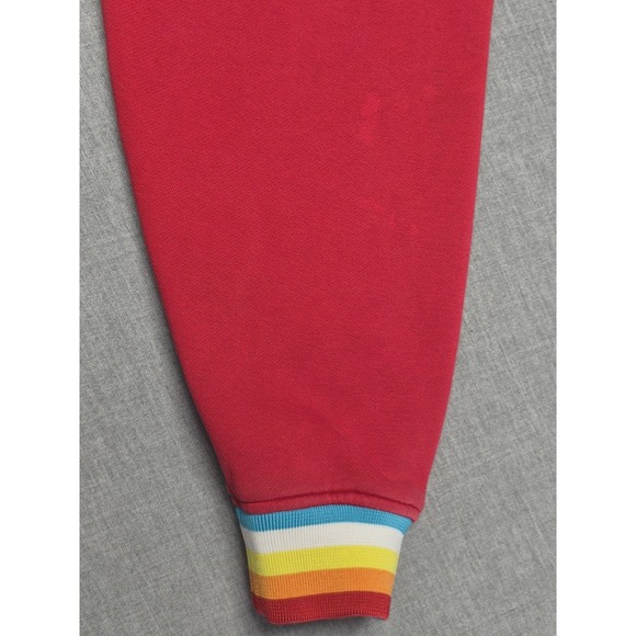 COOGI Colorblock Full Zip Hoodie Vintage Y2K Logo Patch Rainbow Stripe 4XL Rare - Picture 7 of 12